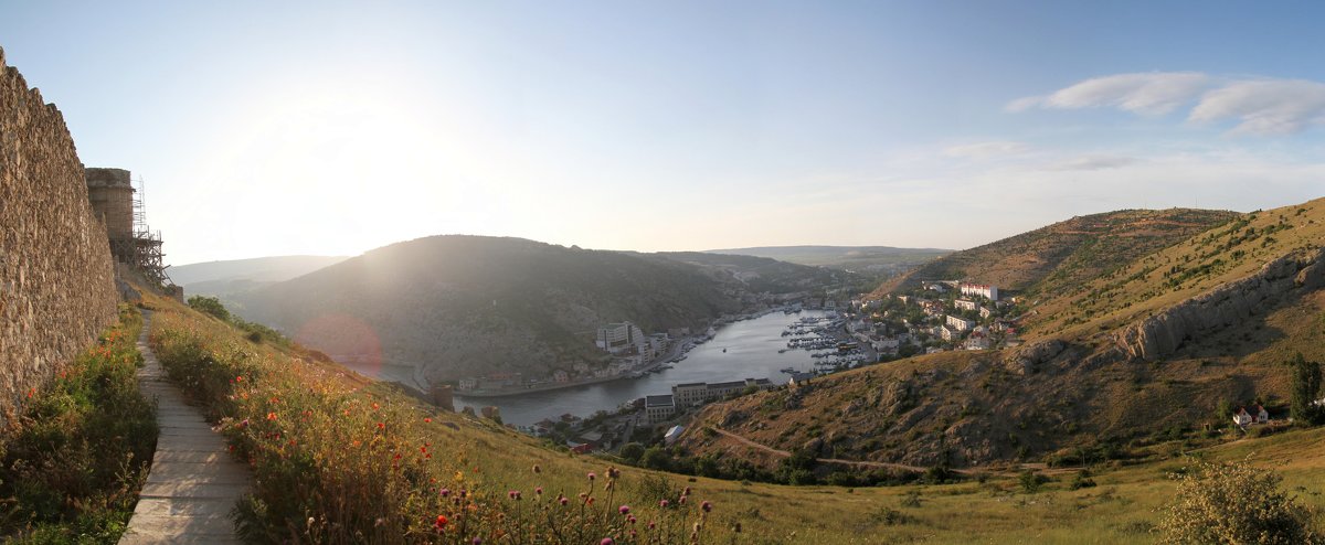 Павел Шубин - Панорама Балаклавской бухты от крепости Чембало - Фотоконкурс Epson