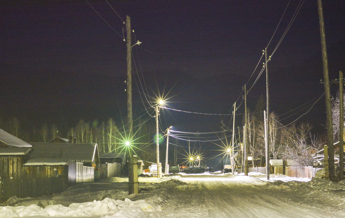 Ночная улица - юрий Амосов