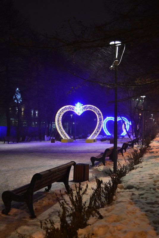 Вечер голубого снега - Ольга 