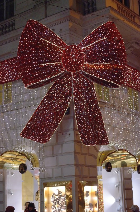 Вена. Рождественский бантик рядом с оперой. - Alex Haller