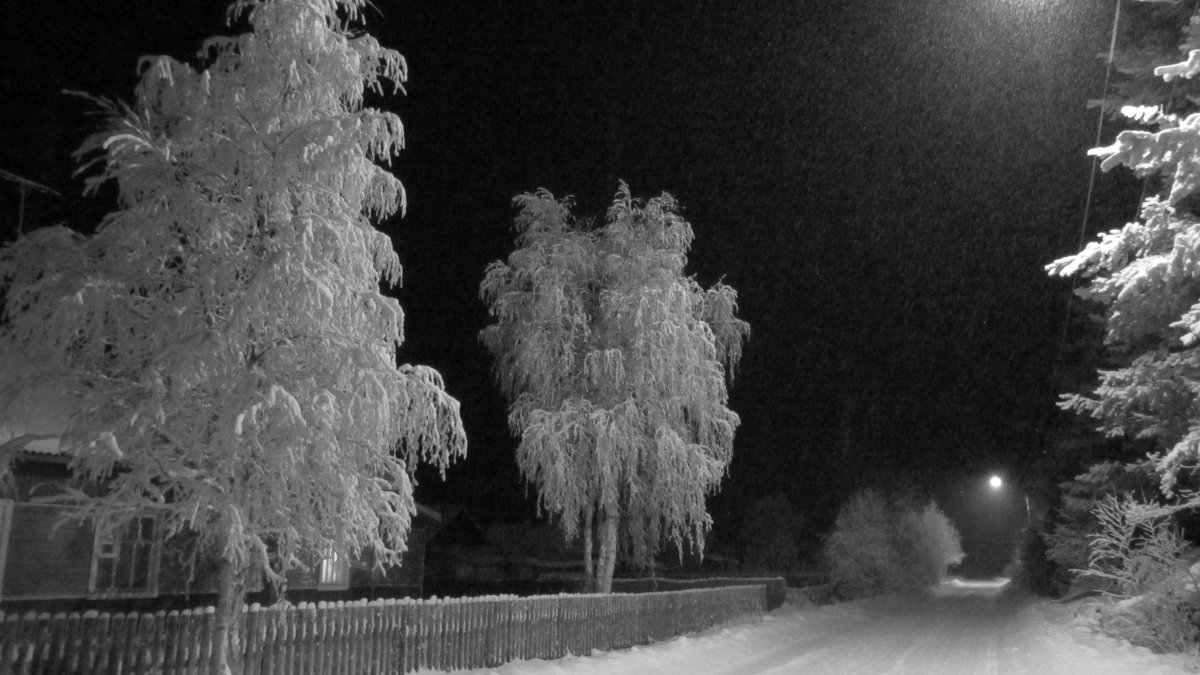 Ночь...снег идёт.. - Галина Полина