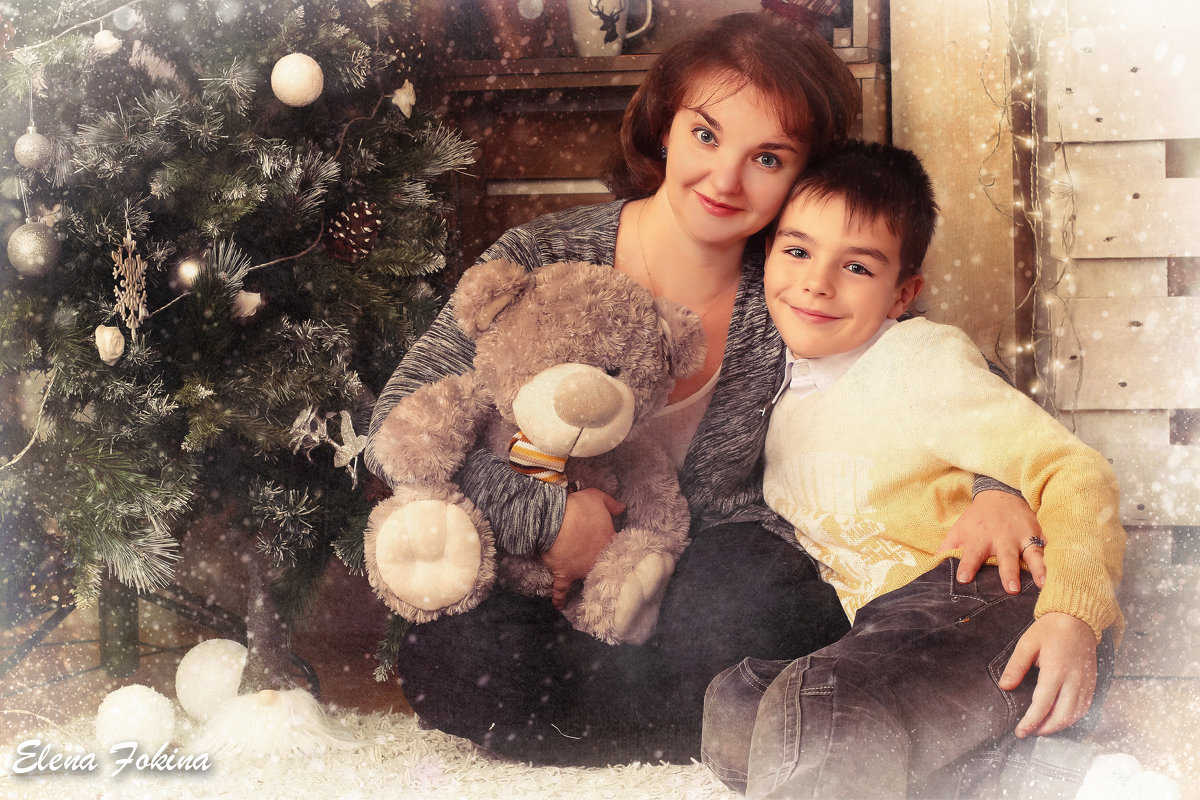 Мама и сын - Elena Fokina