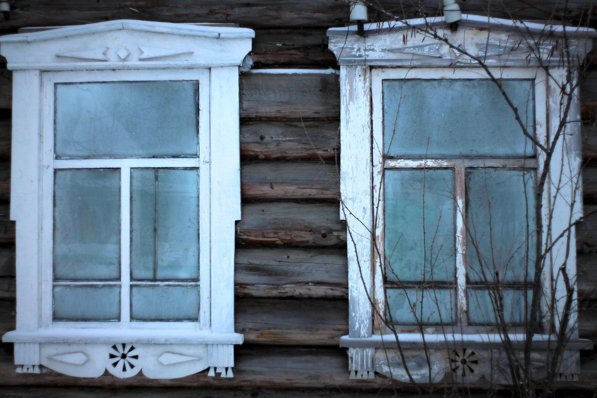 окна старого дома. - Татьяна Тимохина