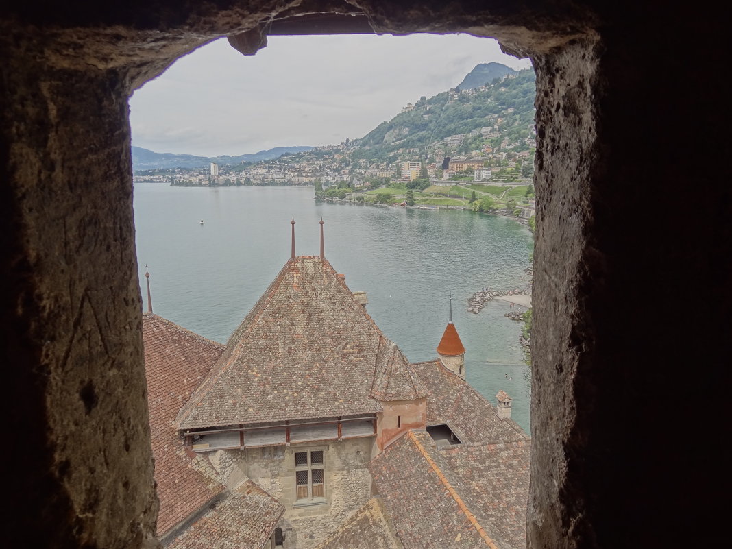 Вид из Шелонского замка на Женевское озеро - Sasha Berg