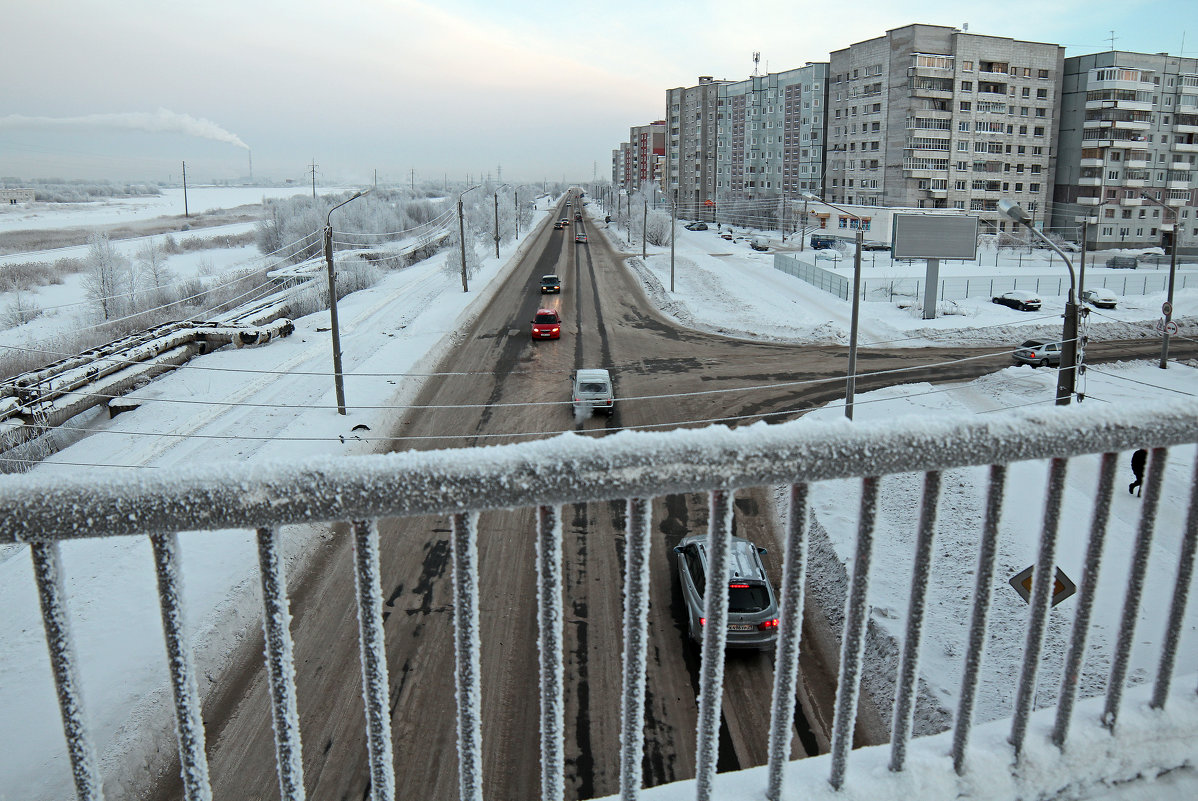 Северодвинск. Сегодня. Вид с моста - Владимир Шибинский