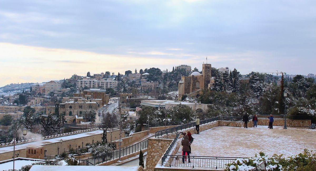 Иерусалим  в  снежном  плену... - Natalia 