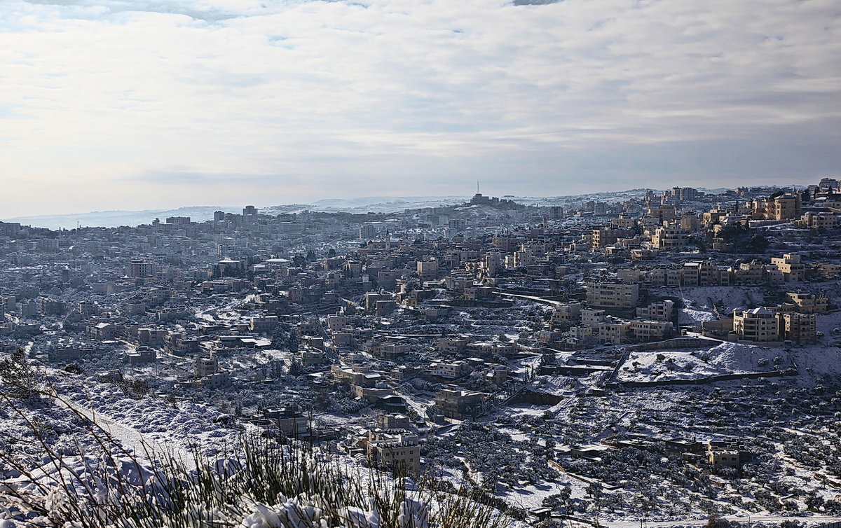 Взгляд из Иерусалима...или заснеженное предместье Вифлеема... - Alex S.