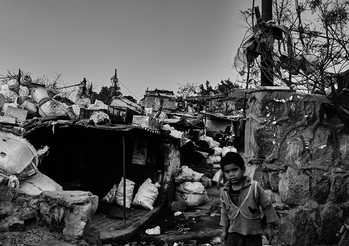 Трущобы, Дели, Индия - Val Савин