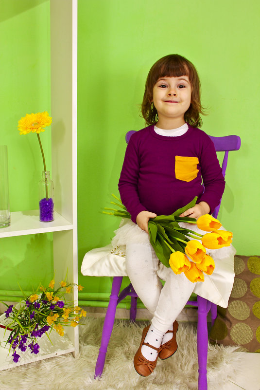 Детская фотосъемка "Весна" - Ольга Журавлева