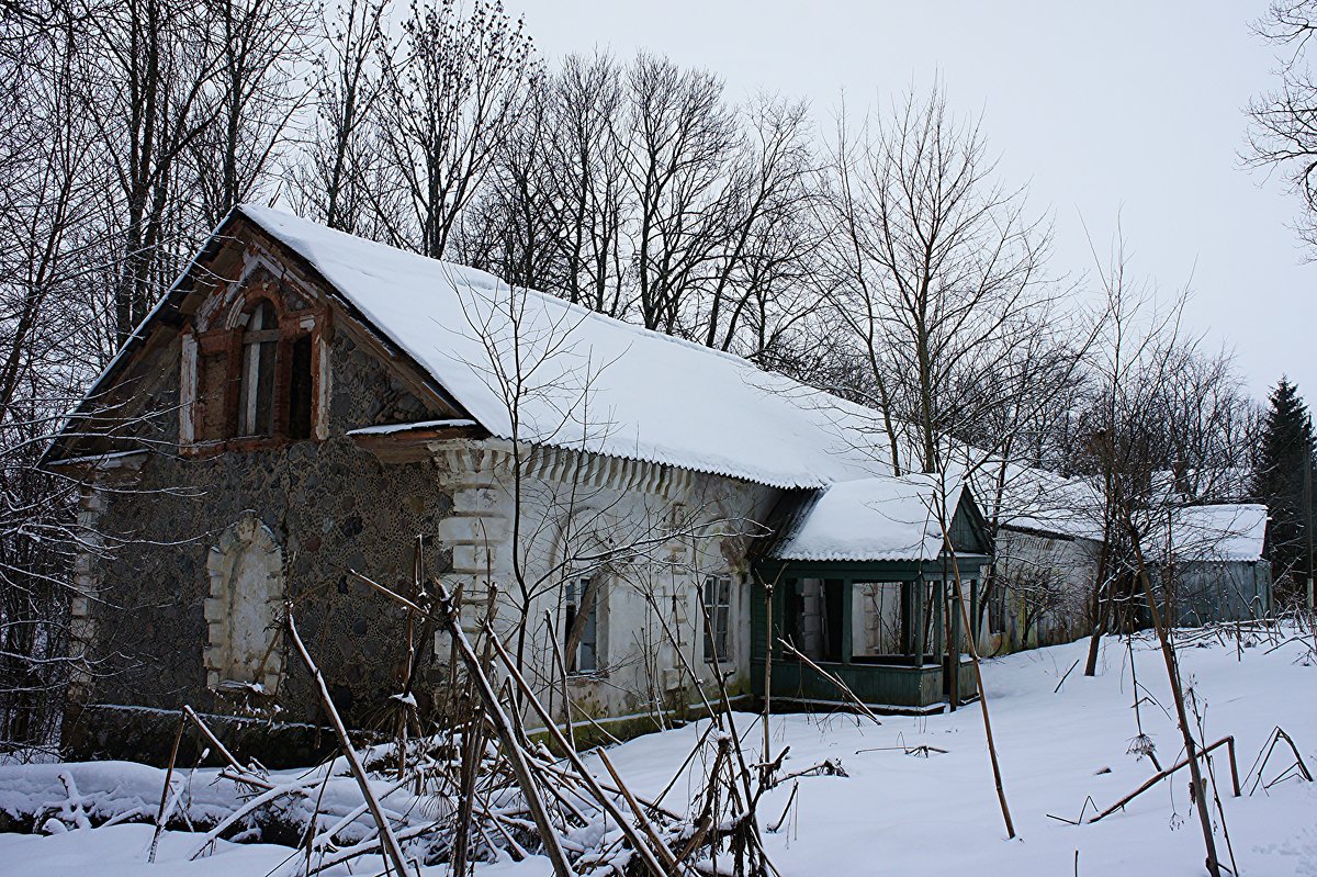 Бывшая усадьба Дашковых в поселке Надбелье - Елена Павлова (Смолова)
