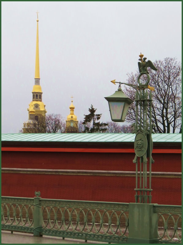 Вид на Петропавловский собор с Иоановского моста - Ирина Лушагина