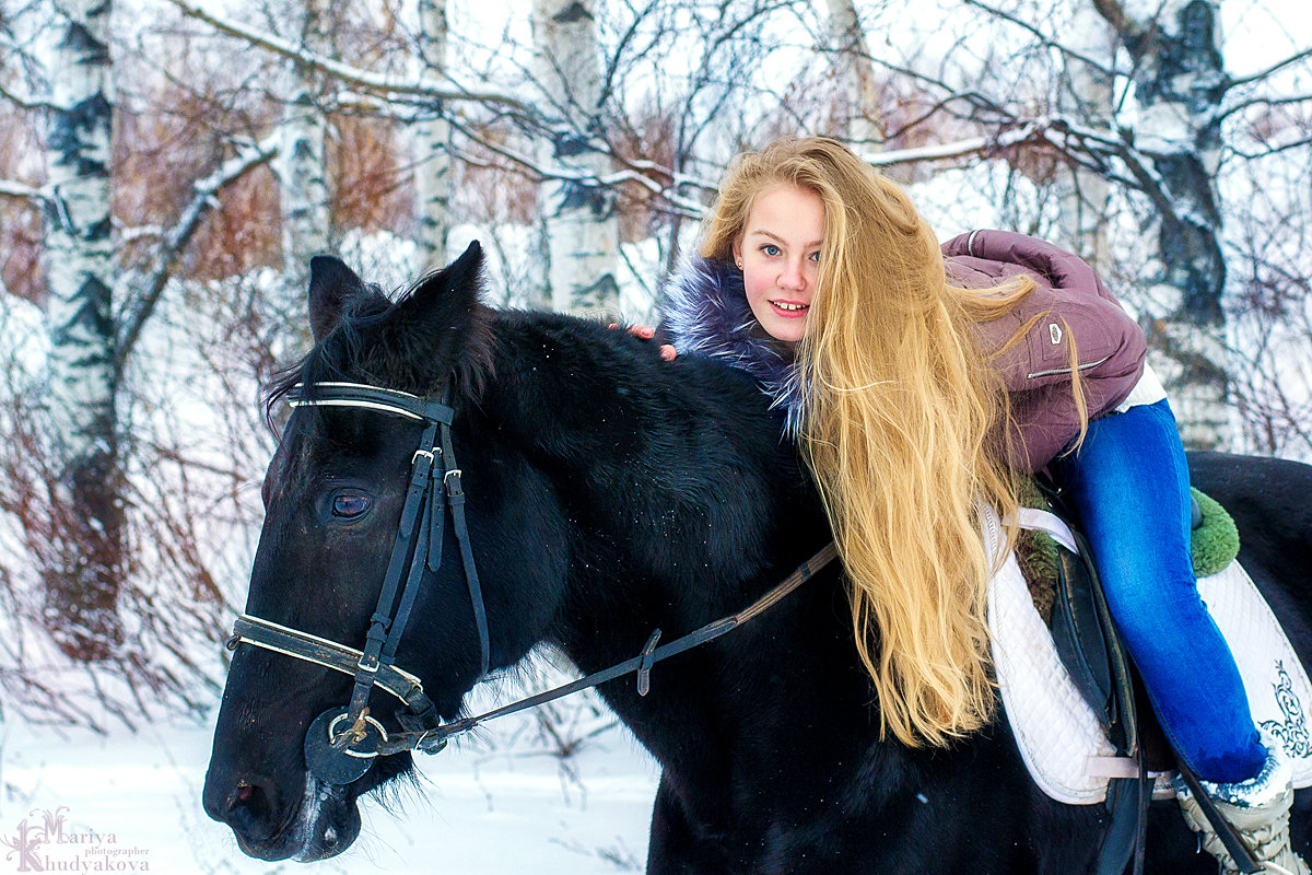 Зимняя фотосессия - Мария Худякова