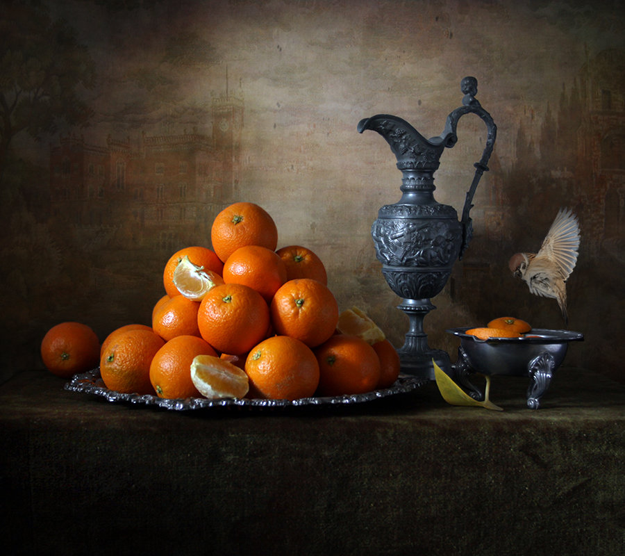 Апельсины на зеленой скатерти - Татьяна Карачкова
