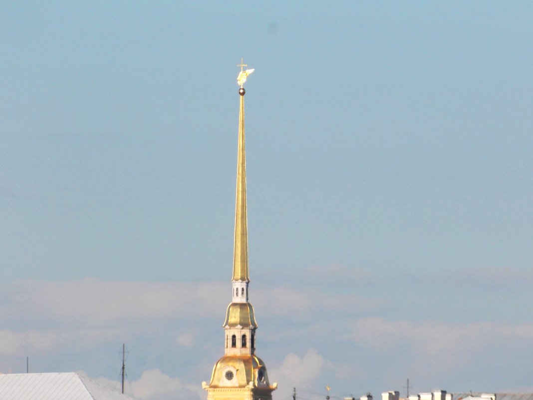 Шпиль Петропавловского собора в Санкт-Петербурге - Фотогруппа Весна