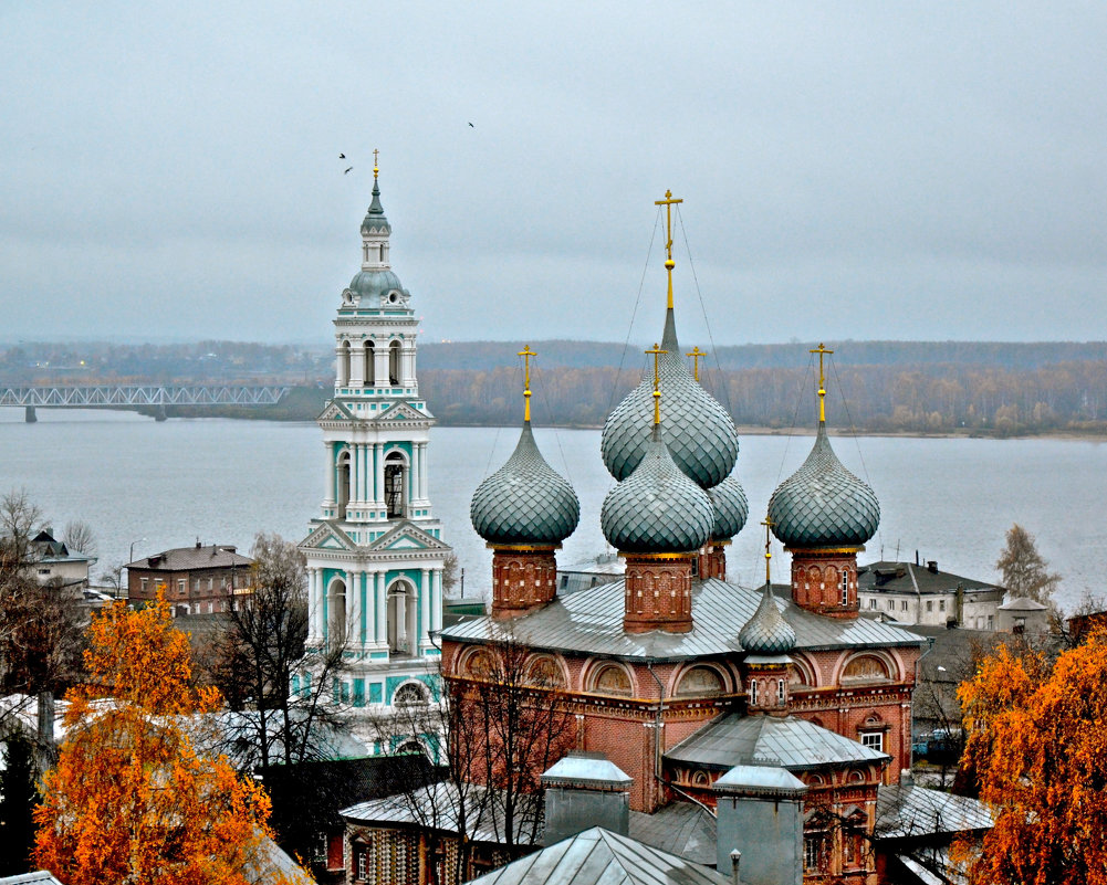 Кострома. Волга. Церковь Воскресения на Дебре. - Елена Солнечная