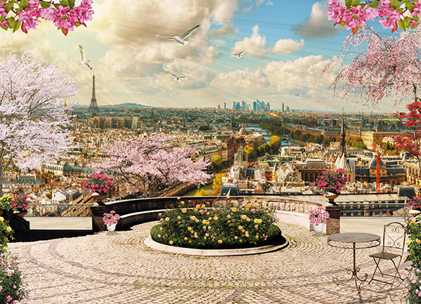 Балкон с видом на Париж - Vita Painter