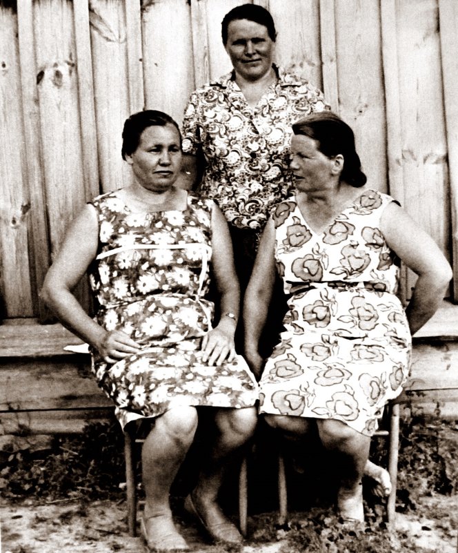 Сёстры Акулинкины. Алтай. 1967 год - alek48s 