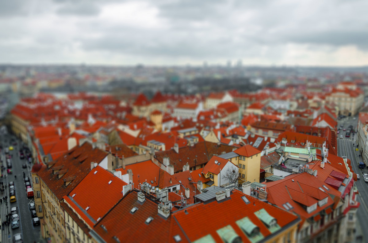 Вид на Прагу со смотровой башни - Андрей Володин