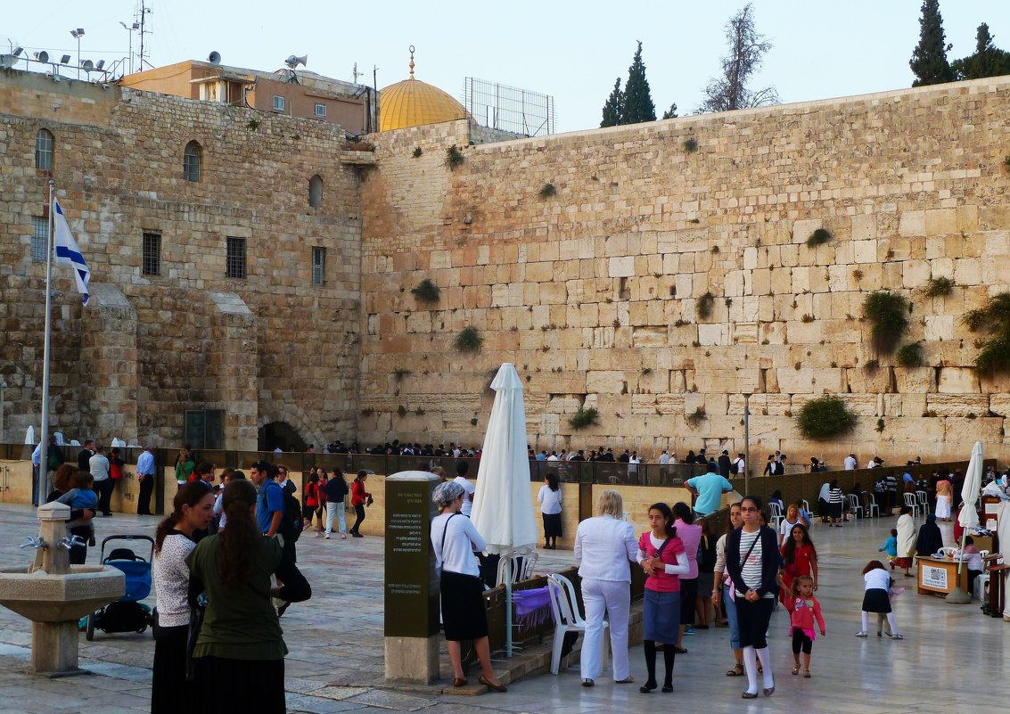 Стена плача в Иерусалиме. - Чария Зоя 