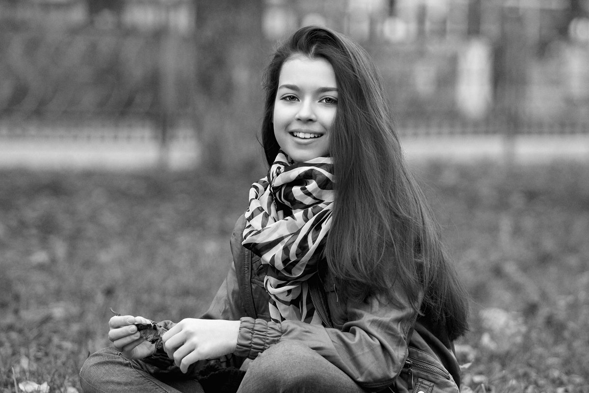 Girl black&white - Yevgeniya Bush 