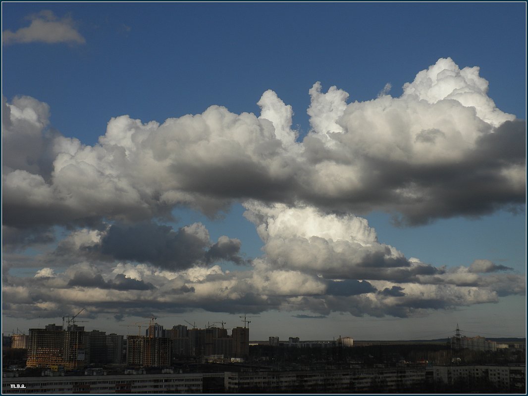 Кучевые облака в Девяткино - Вера 