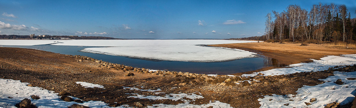 Рузское водохранилище. Апрель - Дмитрий Булатов