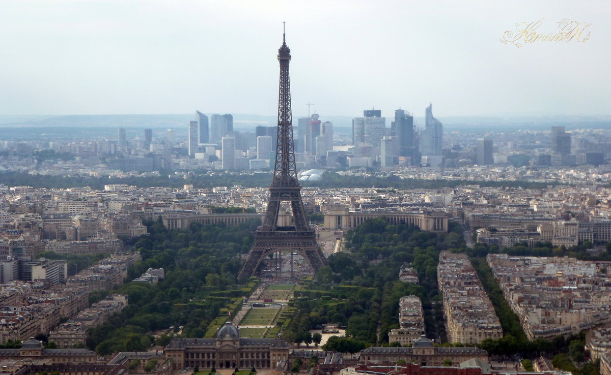 Вид на Париж с Башни Монпарнас - Наталья Петракова