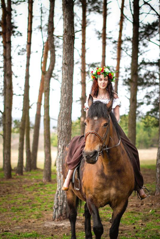 Прогулка на лошадях - Светлана Мельник