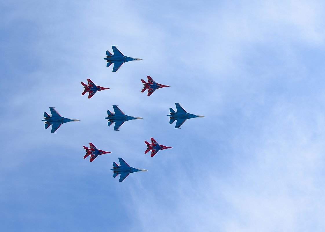 Самолёты на Параде Победы в Москве 9 мая 2015 - Ирина Н