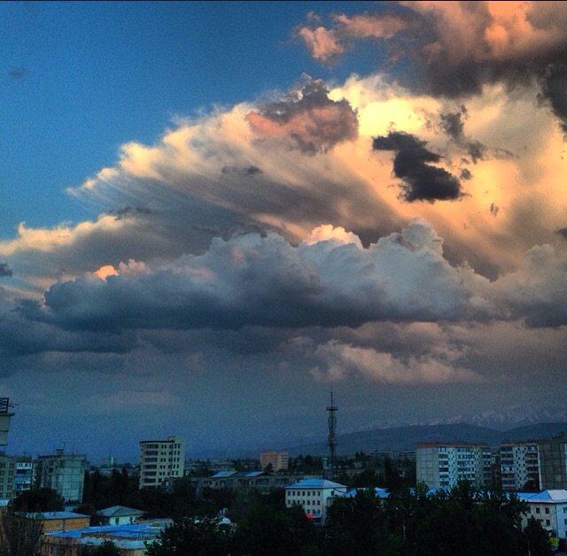 Живописные облака - Крестинка Zakharova