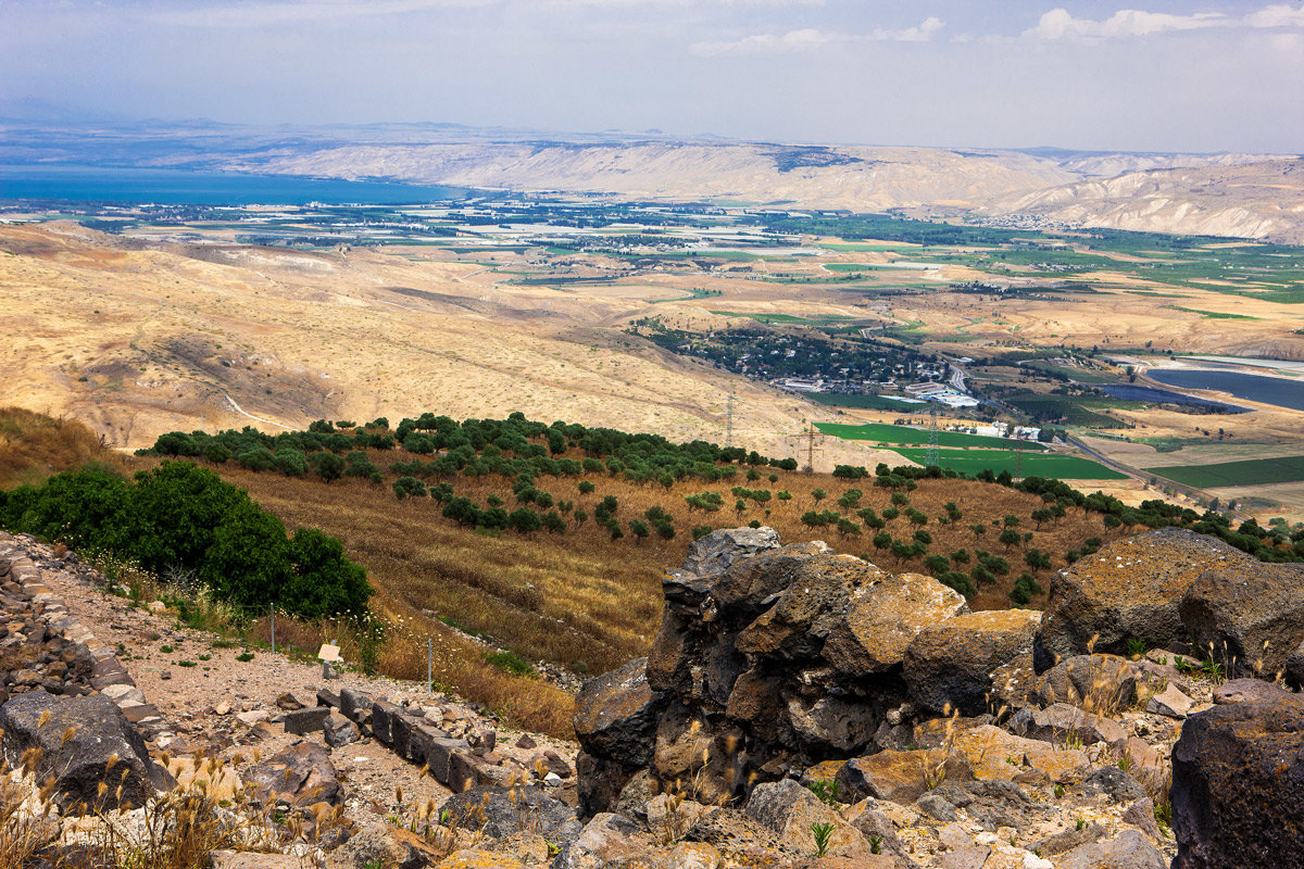 Вид на Иорданскую долину и Кинерет - Aharon Gershon