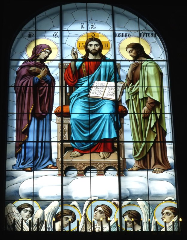 Витражное окно в Морском Никольском соборе Кронштадта - Валерий Новиков