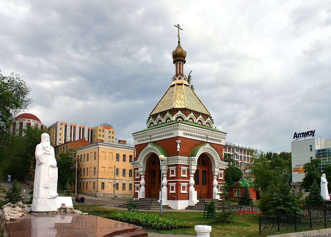 Часовня в городе Кирове красивое фото