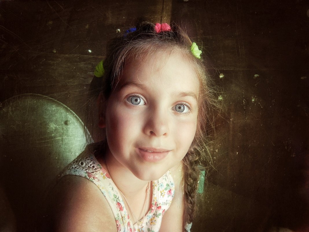 Портрет дочери на широкоугольник - Марина Кулькова