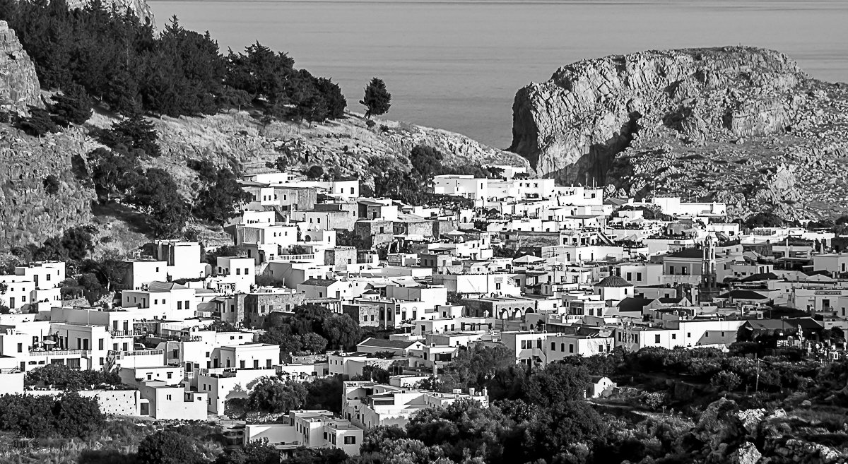 Greece. Rhodes. Evening over Lindos V - Геннадий Слёзкин