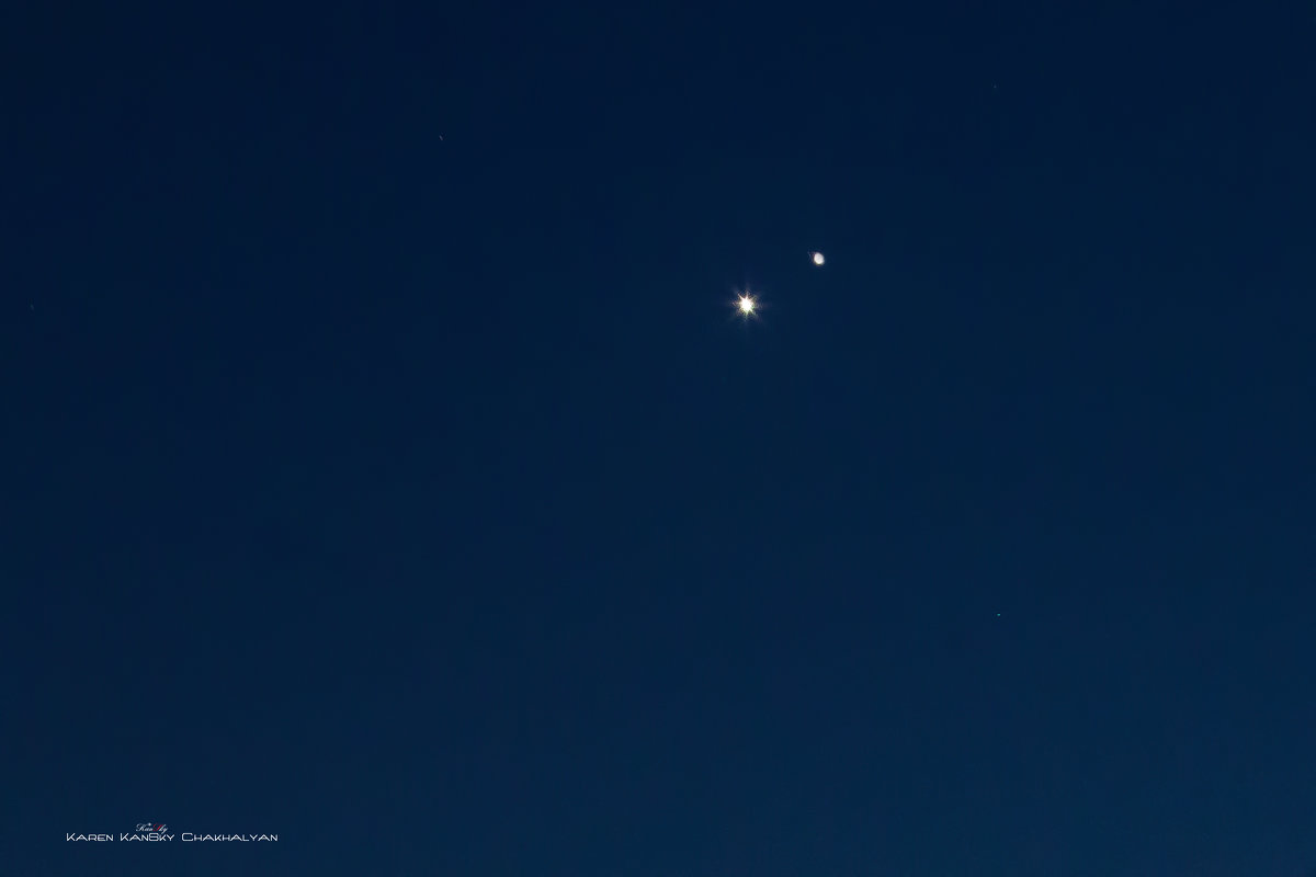 Свидание двух планет Юпитер и Венера - KanSky - Карен Чахалян