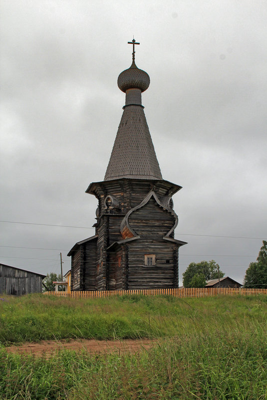 Русский Север. Село Нёнакса. Никольская церковь (1763 г.) - Владимир Шибинский