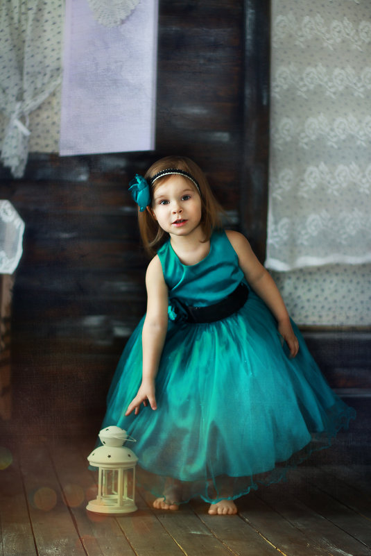 Девочка в зелёном платье - Екатерина 
