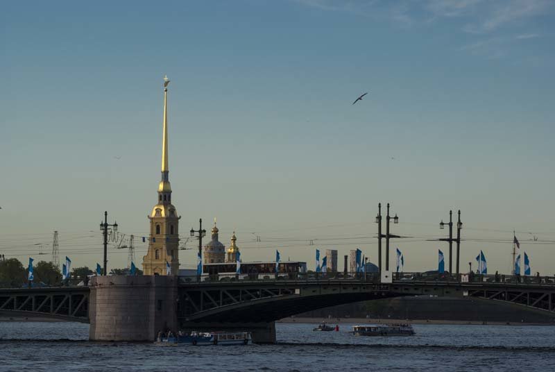Дворцовый мост и Петропавловская крепость - Сергей Sahoganin