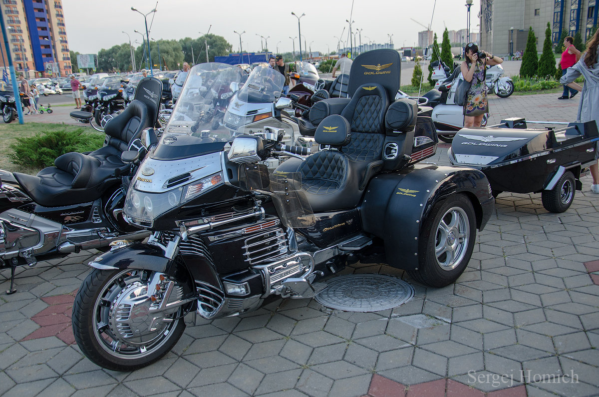 Мотослёт "GoldWing 2015" в Бресте - Сергей и Ирина Хомич