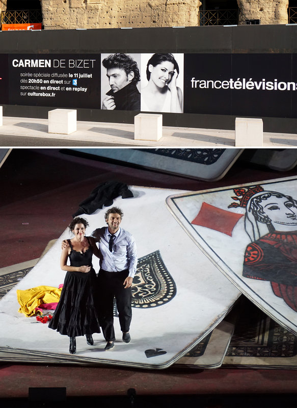 Kate Aldrich (Carmen) & Jonas Kaufmann (Don José). Античный театр Араузион. Оранж (Orange). - Виктор Качалов