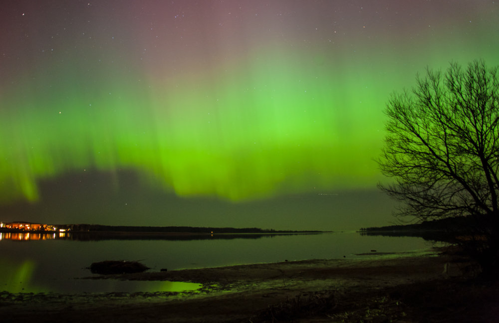 Aurora borealis. Северное сияние над Ригой 2015 - Ольга Блум