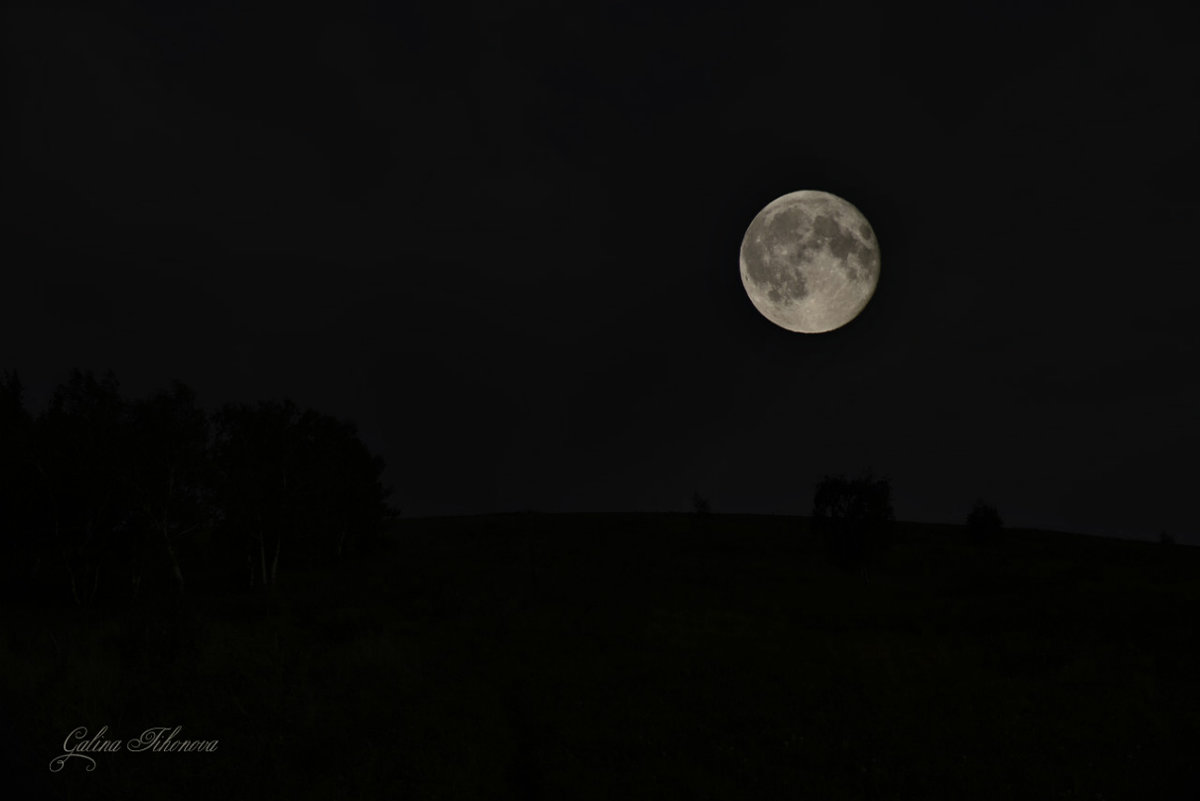 Луна над горой - galina tihonova