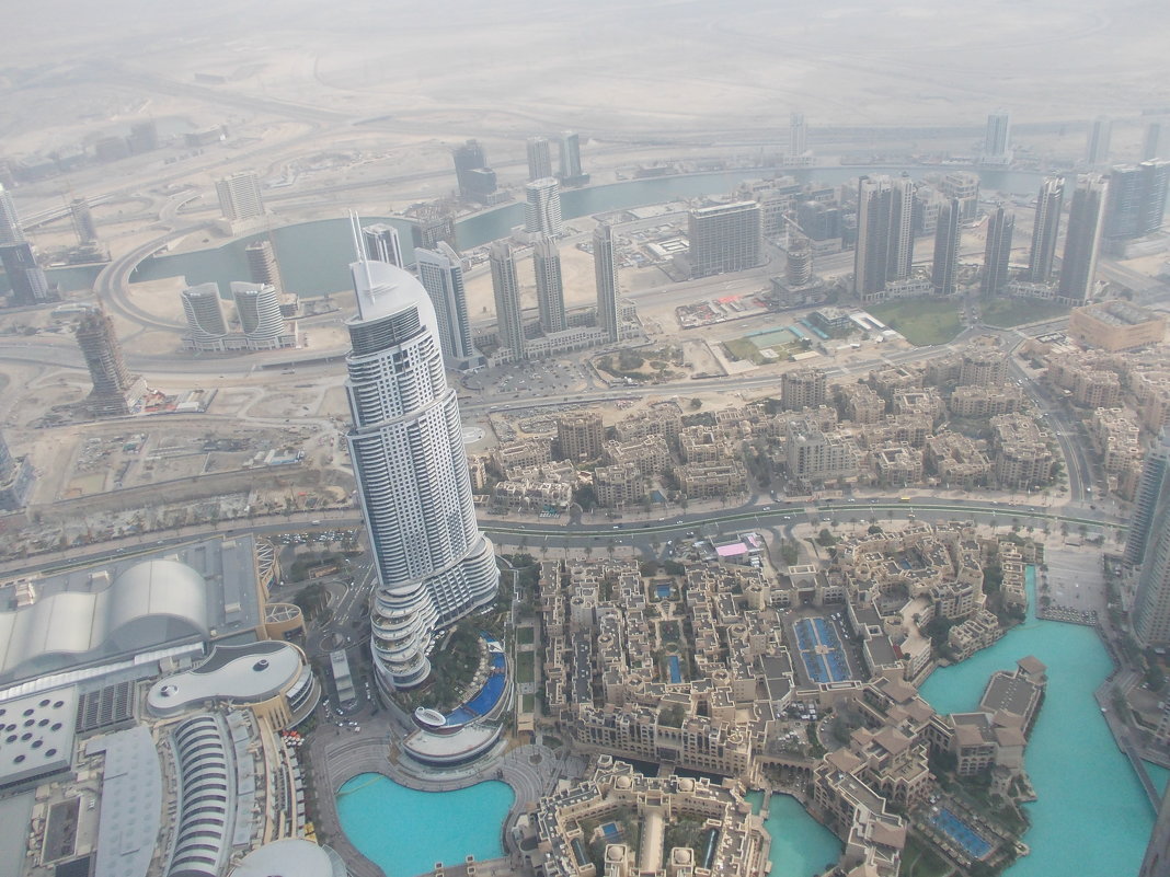 Downtown Dubai с высоты 452 метра - Владимир 