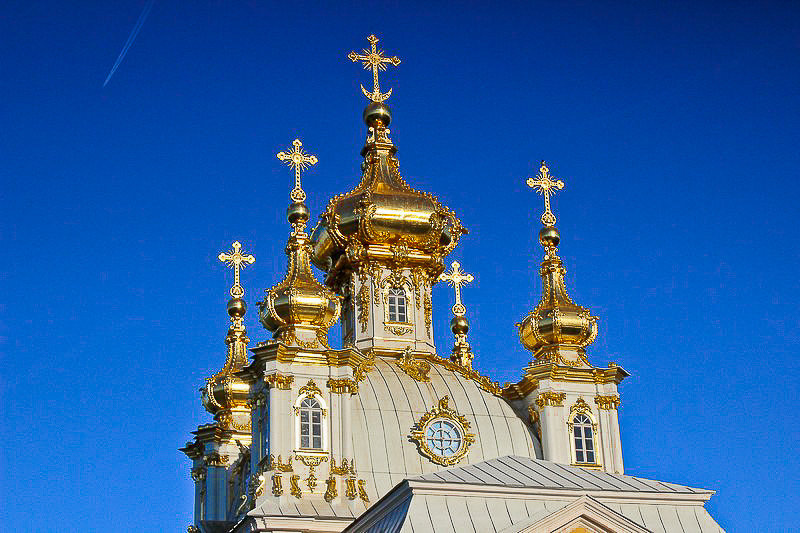 Купола придворного храма в Петергофе - Ирина Варская