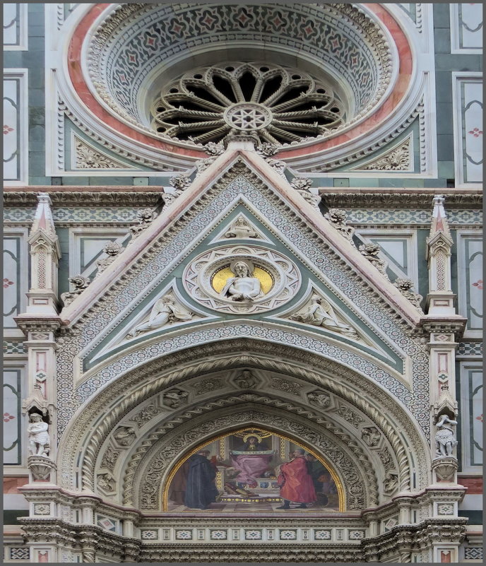 Флоренция. Собор Санта-Мария-дель-Фьоре, фрагмент - Ирина Лушагина