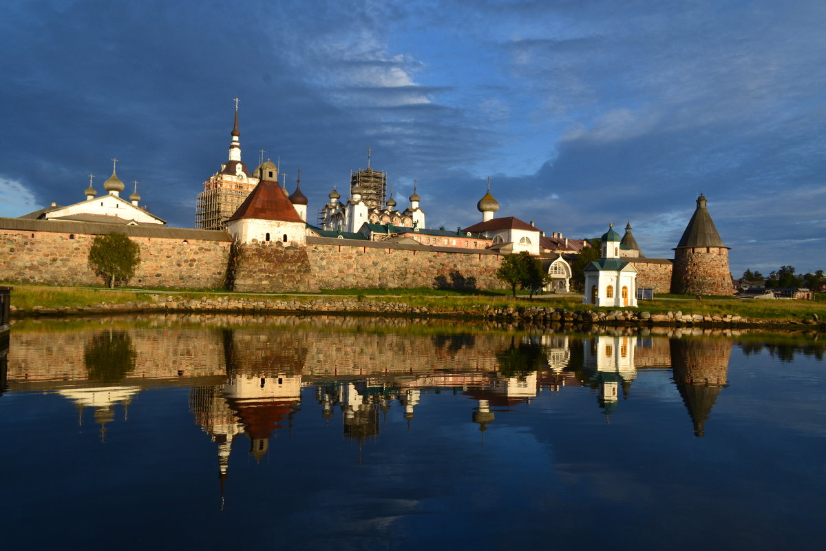 Соловецкий монастырь панорама