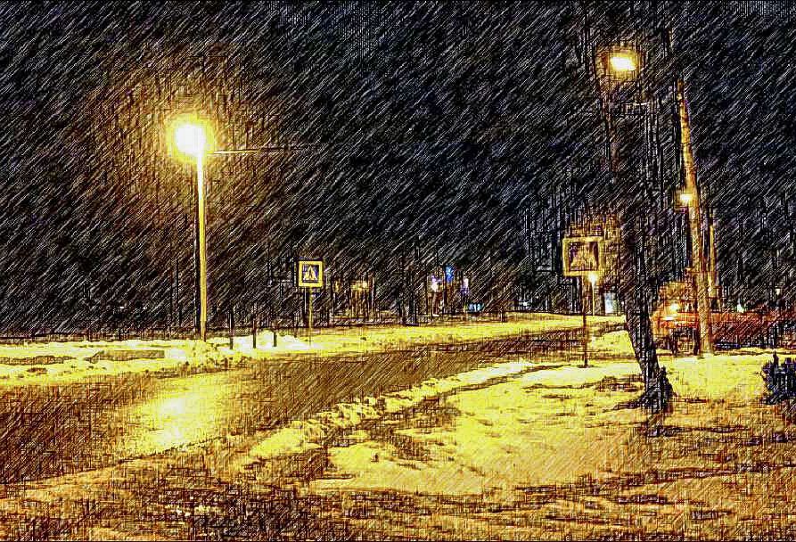 Снежный вечер - Sergey Apinis