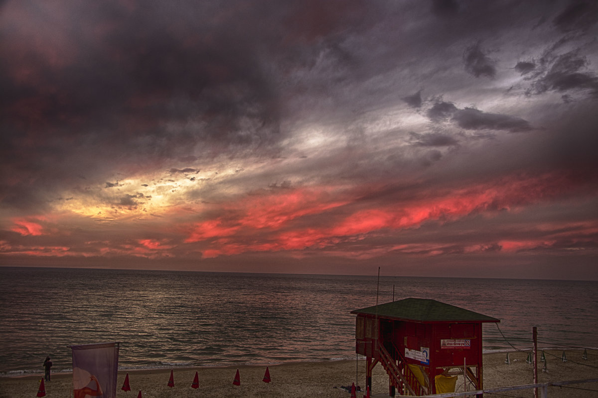море при закате солнца - Ефим Хашкес