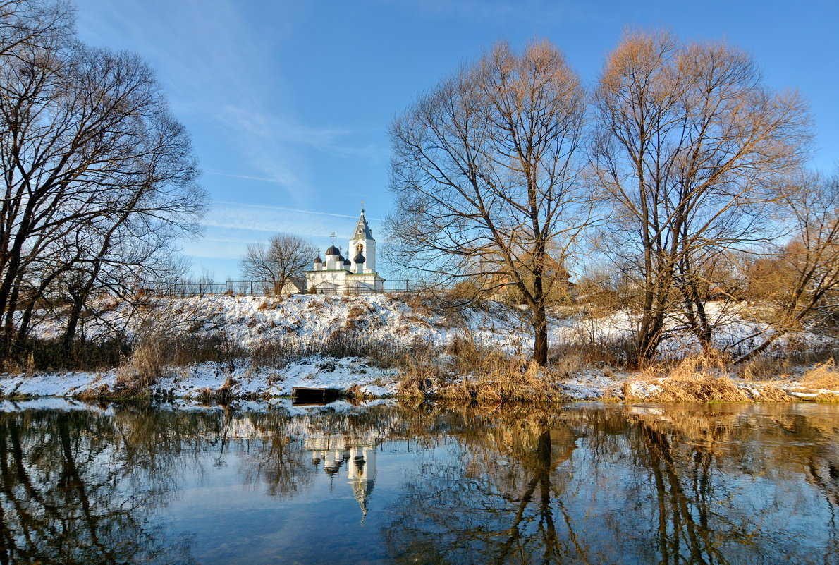 Река Рожайка Московская область зимние